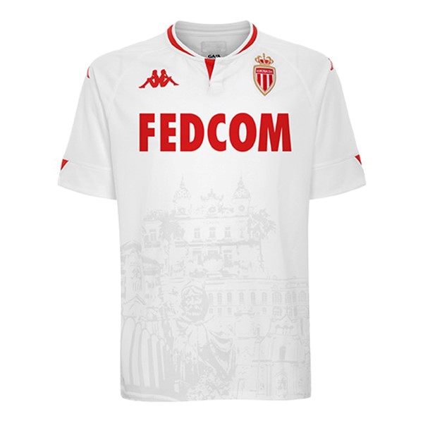 Tailandia Camiseta AS Monaco Tercera Equipación 2020-2021 Blanco